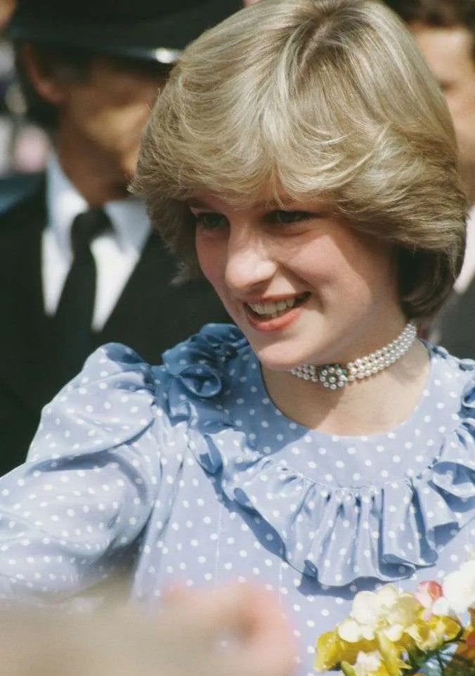 Диана, принцесса Уэльская, во время визита в Дептфорд в Лондоне, 1982 год