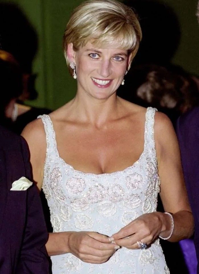 Диана, принцесса Уэльская, на частном показе на аукционе Christie’s в помощь Фонду борьбы со СПИДом