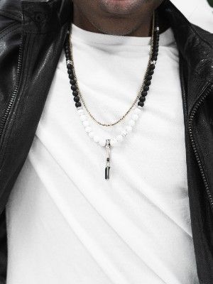 мужские колье с драгоценными камнями