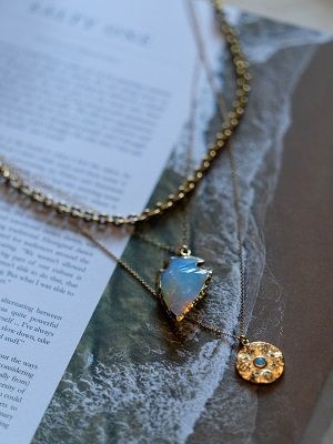 подвеска с опалом