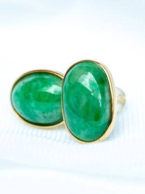 кольцо с поделочным камнем