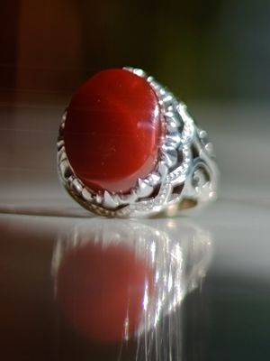 кольцо с поделочным камнем