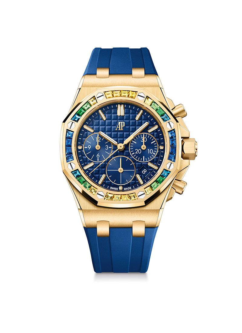 Часы Audemars Piguet Royal Oak Offshore синего цвета