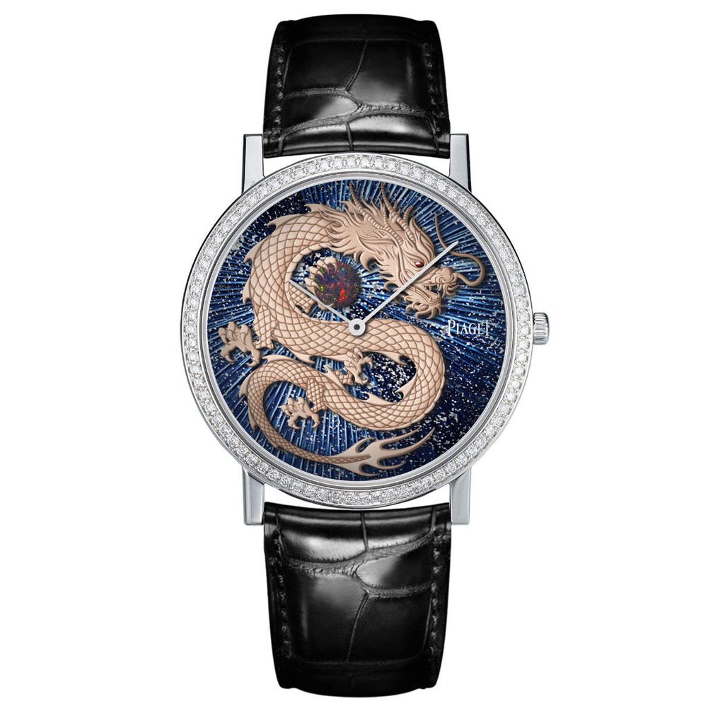 Часы высокого ювелирного искусства Altiplano Dragon Zodiac