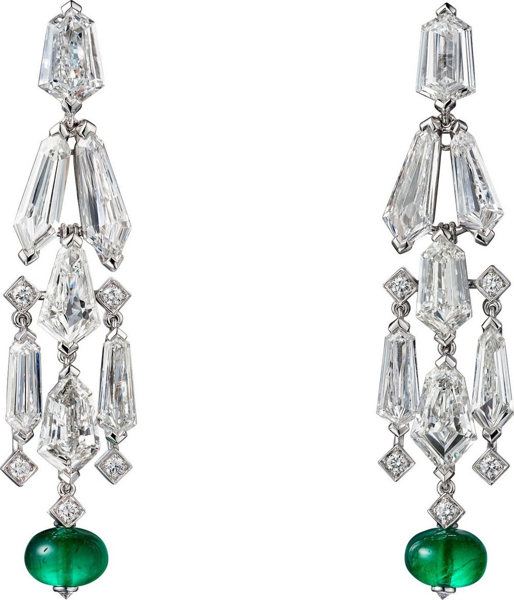 Серьги высокого ювелирного искусства от Cartier