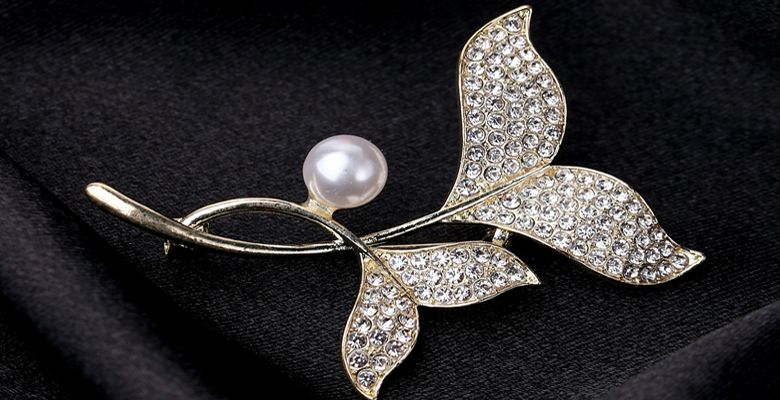 Оригинальные мужские броши с драгоценными камнями