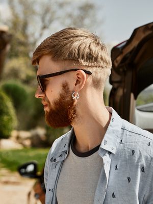 Мужские серьги