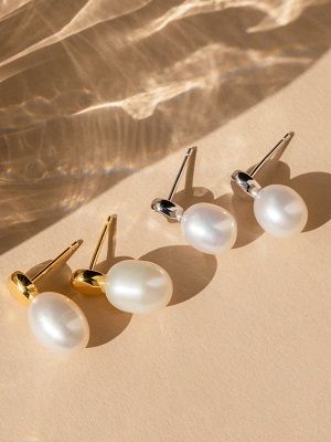 серьги с жемчугом