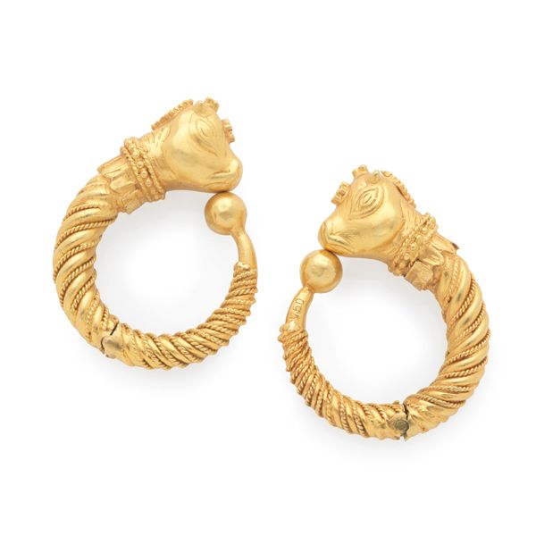 Серьги Lalaounis из желтого золота