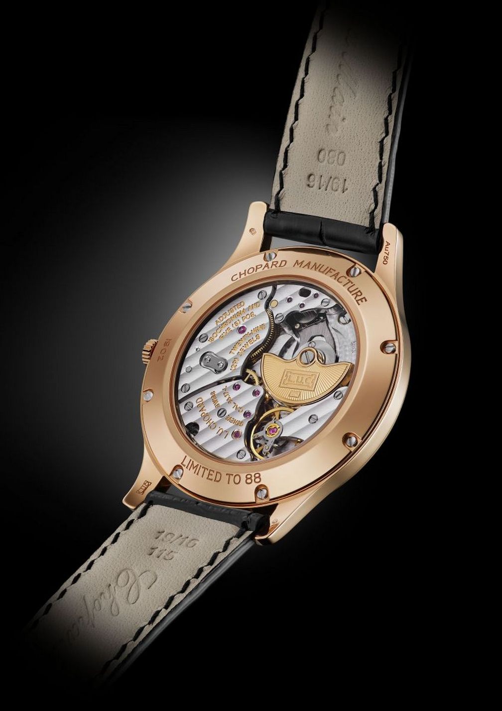 Задняя крышка часов Chopard L.U.C XP Urushi Year of Dragon Задняя крышка часов Chopard L.U.C XP Urushi Year of Dragon