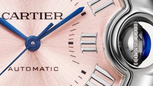Новые часы Ballon Bleu de Cartier с розовым циферблатом Новые часы Ballon Bleu de Cartier с розовым циферблатом
