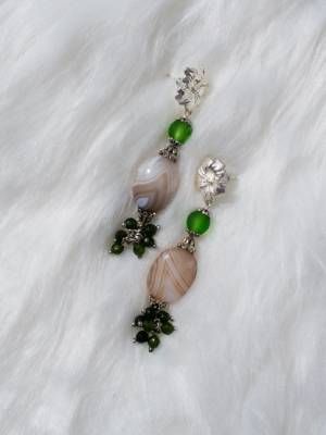 серьги с ониксом