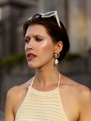 Серьги с жемчугом