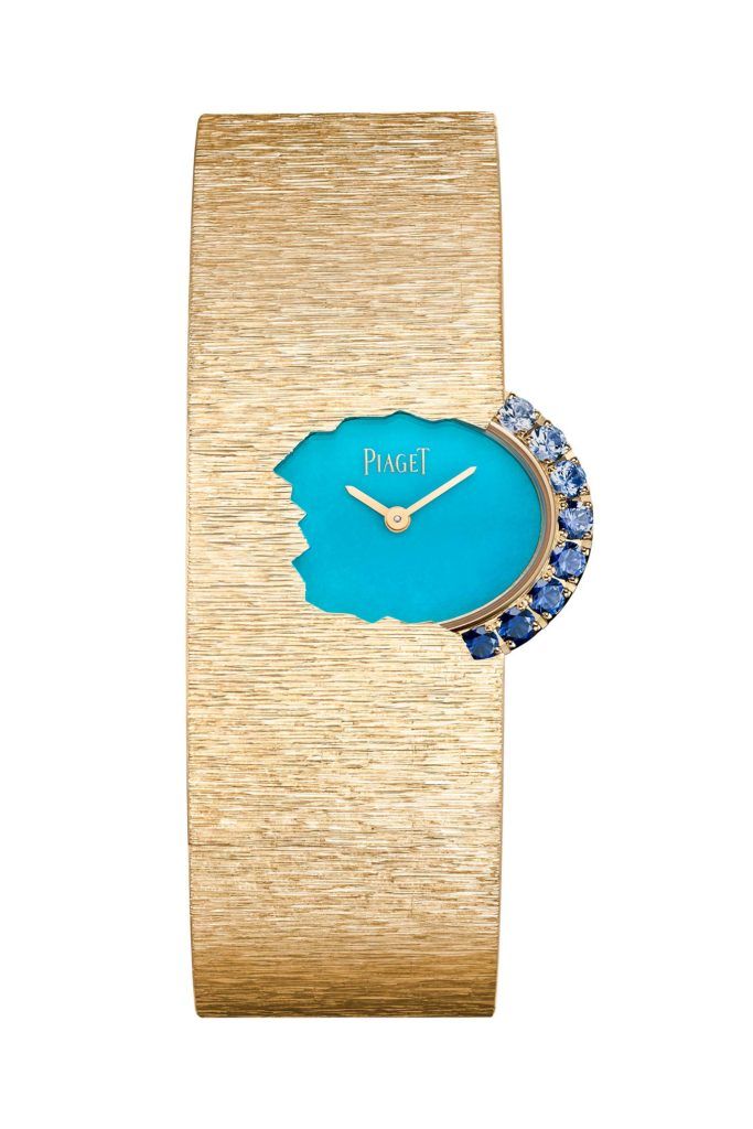Часы-манжета Hidden Treasures от Piaget оснащены золотым браслетом, для изготовления которого требуется огромный опыт