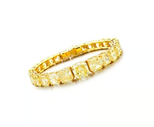 Браслет от Graff с желтыми бриллиантами Браслет от Graff с желтыми бриллиантами