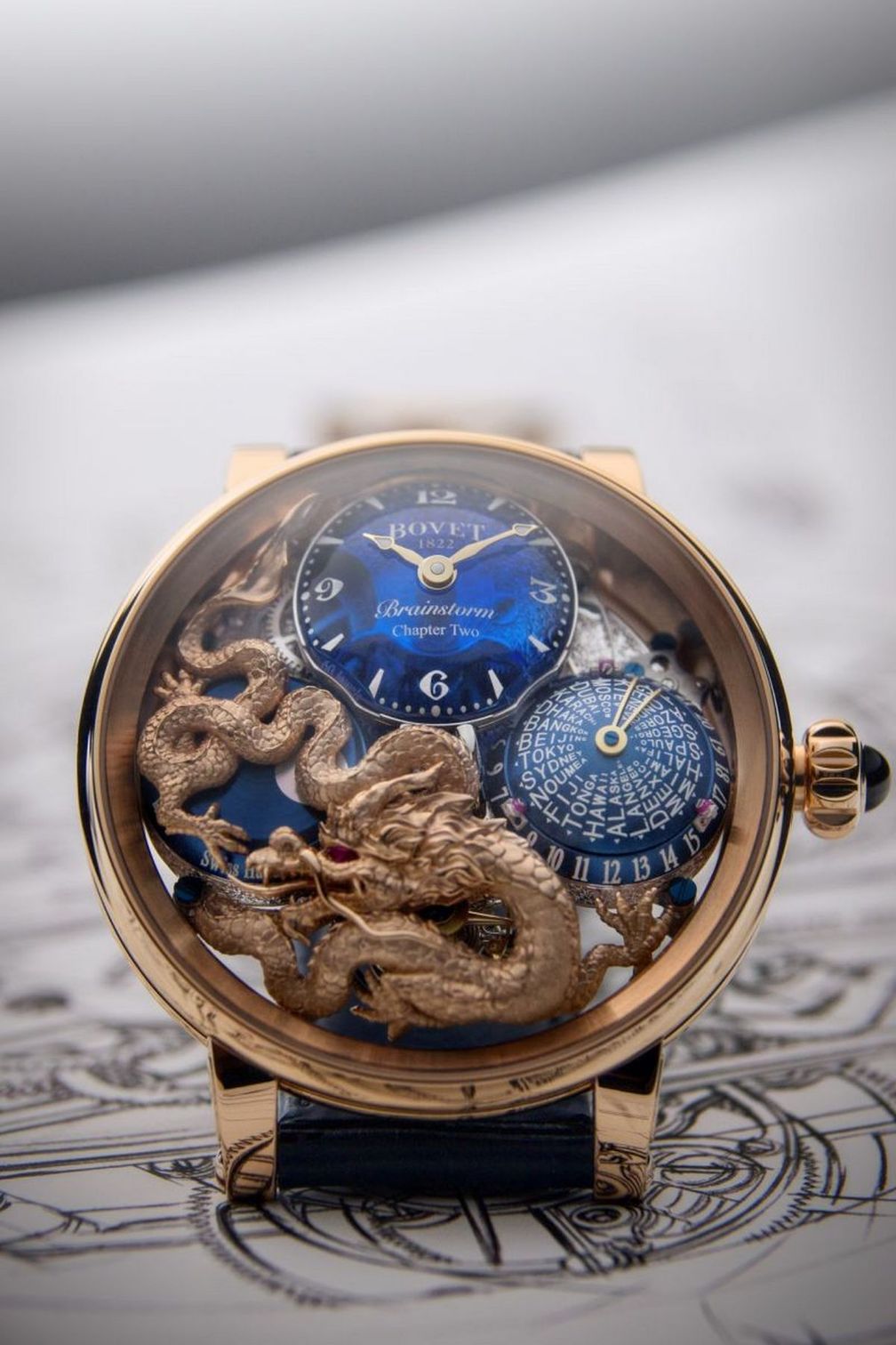 Часы Bovet Recital 26 Chapter Two Golden Dragon