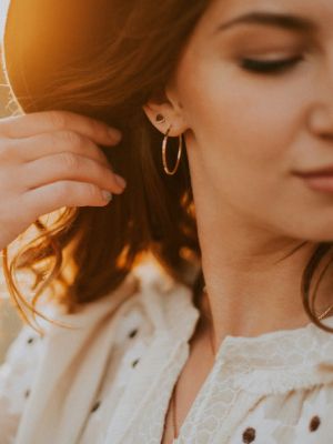 Серьги-кольца