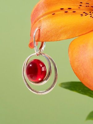 подвеска с корундом