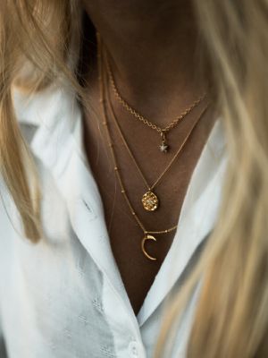 Подвески с цепочками разной длины