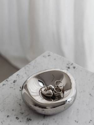 серьги из платины