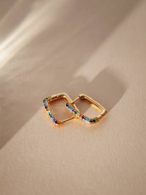 золотые серьги