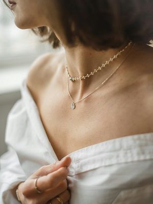 золотое колье