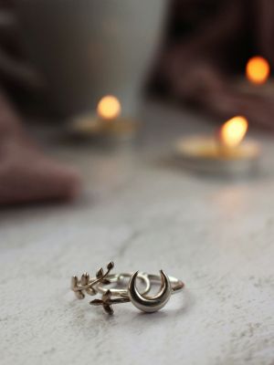 серебряное кольцо