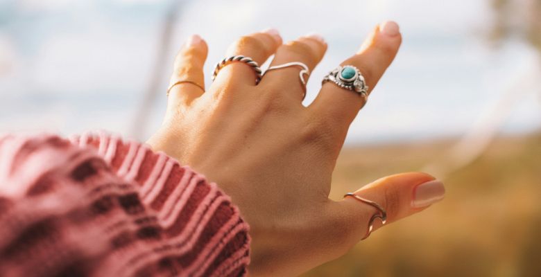 Выбираем кольца с натуральной бирюзой