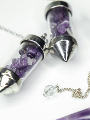 подвески с аметистом