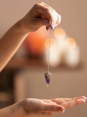 кулон с аметистом