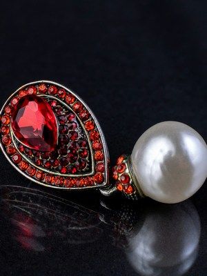 подвеска с рубином