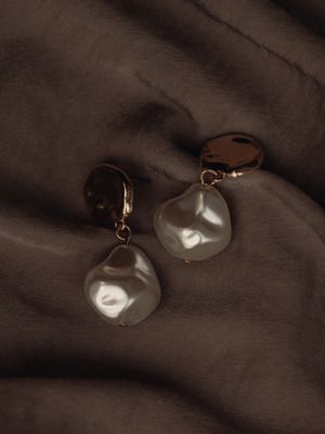 серьги с жемчугом