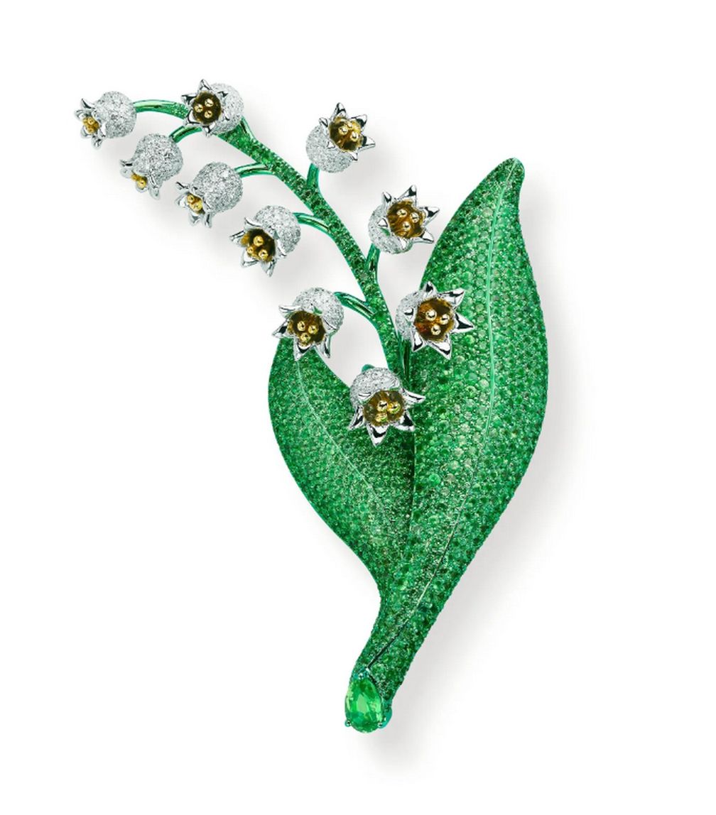 Брошь Lily of the Valley от Chopard