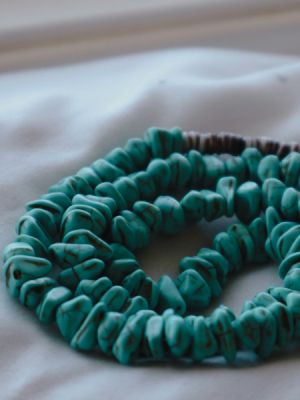 бусы с бирюзой