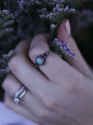 кольца с бирюзой