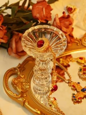 кольцо с рубином