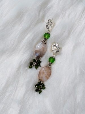 серьги с ониксом