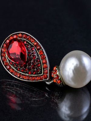 серьги с жемчугом