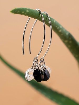 серьги с ониксом