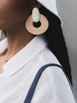 крупные серьги