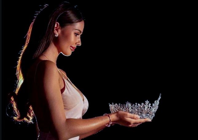 Корона для «Мисс Вселенная» с бриллиантами и топазами от Mouawad