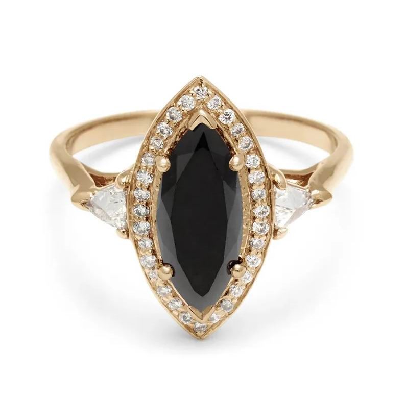 Самые изысканные кольца с черными бриллиантами, ч. 2