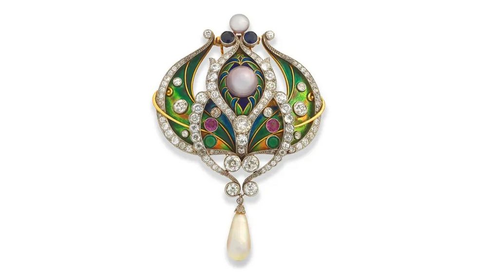 Брошь от Marcus & Co., примерно 1895 год