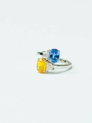 кольцо с цитрином