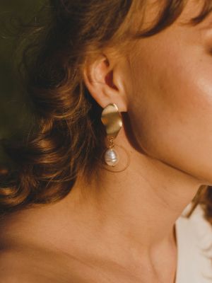 серьги с жемчугом