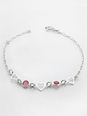 браслет с цирконом