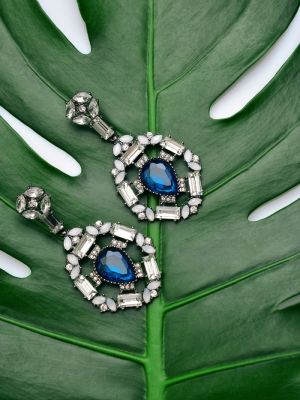 серьги с топазом