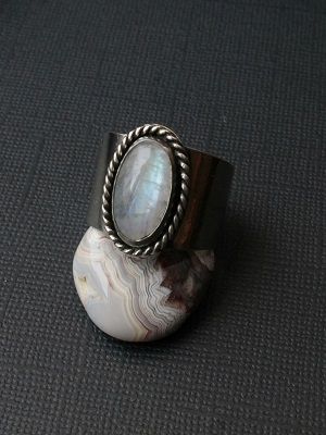 кольцо с опалом