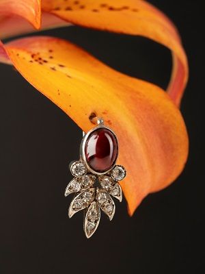 серьги с янтарем