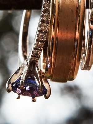 кольцо с александритом